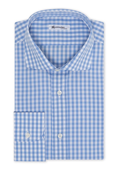 Camicia in cotone quadretto