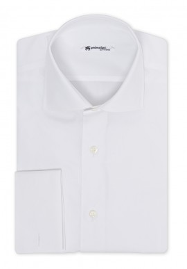 Cotton shirt poplin solid color