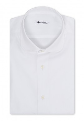 Cotton shirt poplin solid color