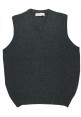 Gilet in lambswool con scollo a V