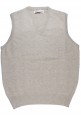 Gilet in lambswool con scollo a V