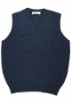 Gilet in lambswool con scollo a V
