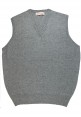 Gilet in lambswool con scollo a V