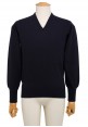 Pullover Lambswool 1 filo scollo a V