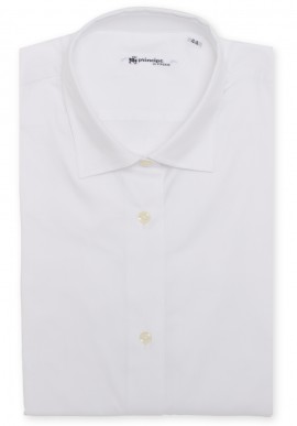 Camicia cotone fil a fil unito