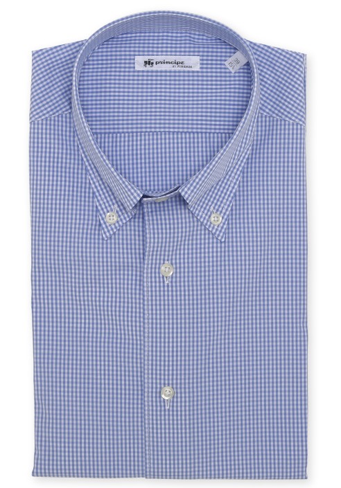 Camicia cotone quadretto vichy