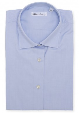 Camicia cotone fil a fil unito