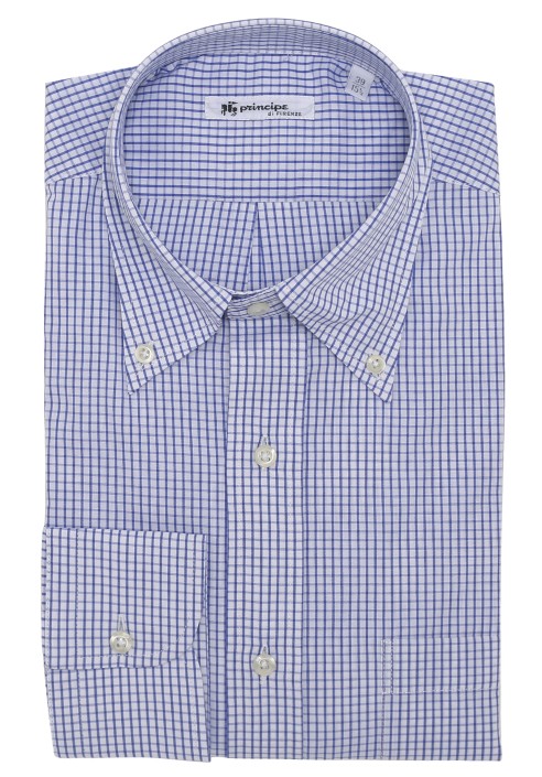 Camicia cotone finestrato