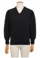 Pullover Lambswool 1 filo scollo a V