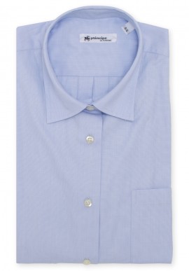 Camicia cotone fil a fil unito