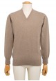 Pullover Lambswool 1 filo scollo a V
