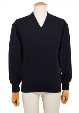 Pullover cashmere scollo a V