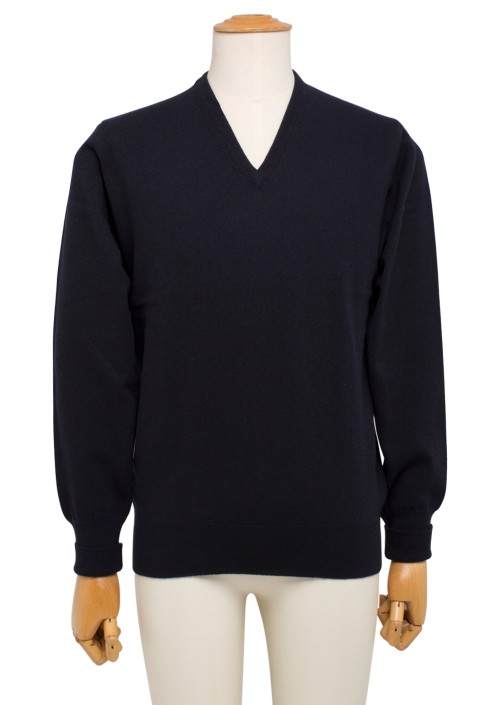 Pullover cashmere scollo a V