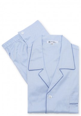 Pigiama cotone twill unito