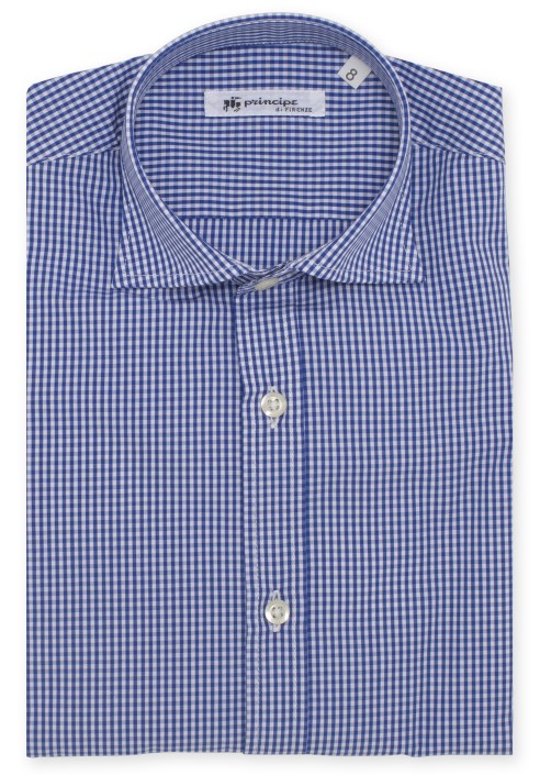 Camicia cotone quadretto vichy