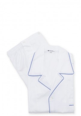 Pigiama cotone twill unito