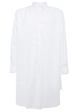 Camicia da notte cotone fil a fil unito