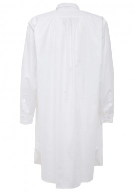 Camicia da notte cotone fil a fil unito