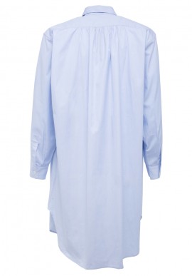 Camicia da notte cotone fil a fil unito