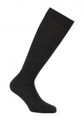 Calzino lungo lana unito
