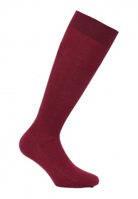 Calzino lungo lana unito