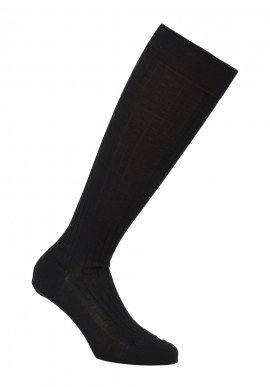 Calzino lungo cotone unito
