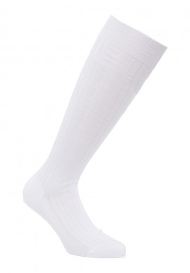 Calzino lungo cotone unito