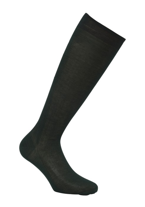 Calzino lungo cotone unito