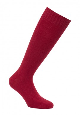 Calzino lungo lana unito