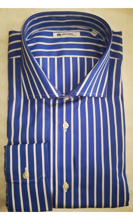 Camicia popeline riga larga