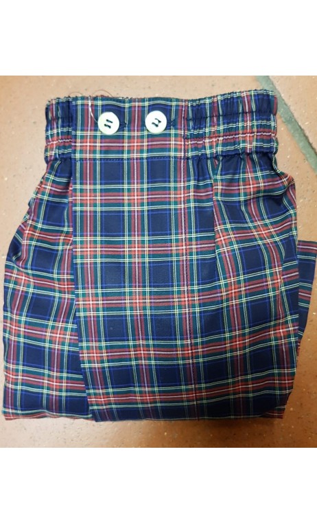 Intimo uomo cotone scozzese