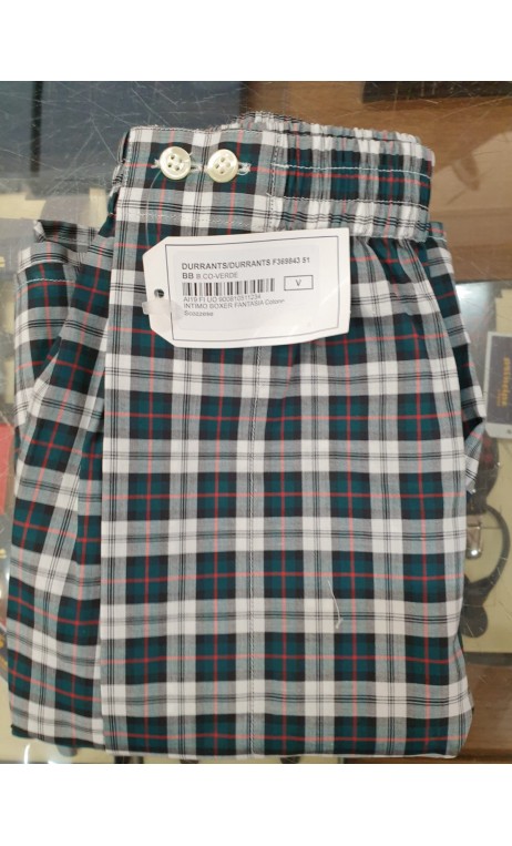 Intimo uomo cotone scozzese