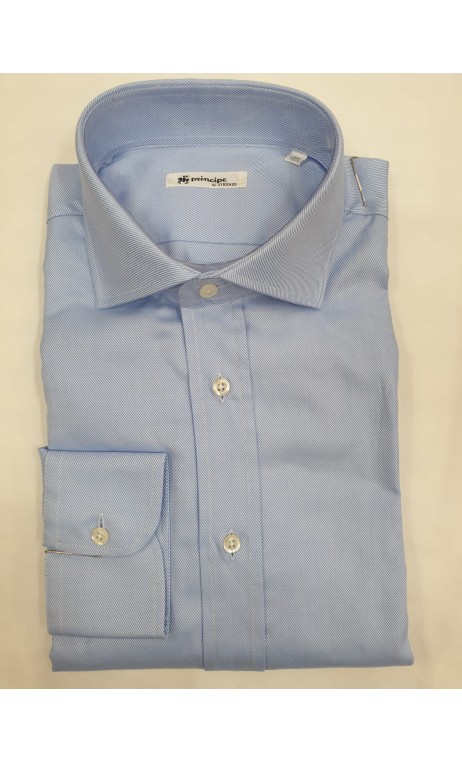 Camicia cotone twill diagonale