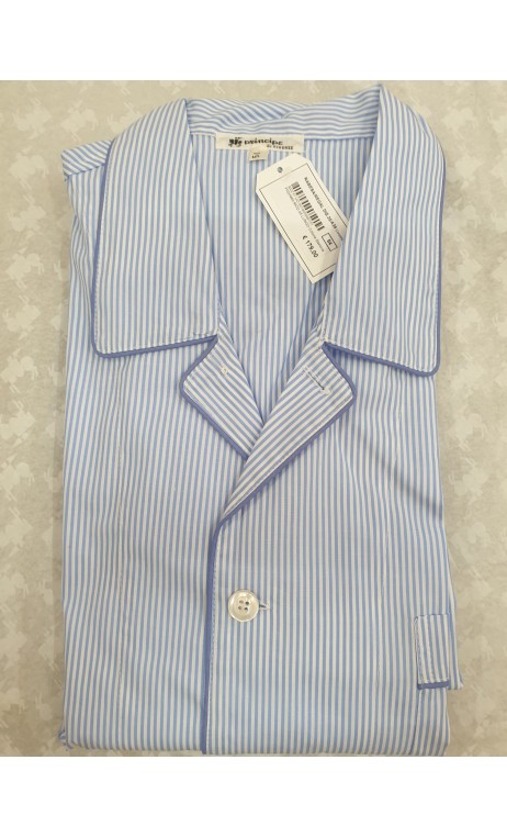 Pigiama popeline rigato