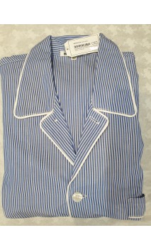 Pigiama popeline rigato