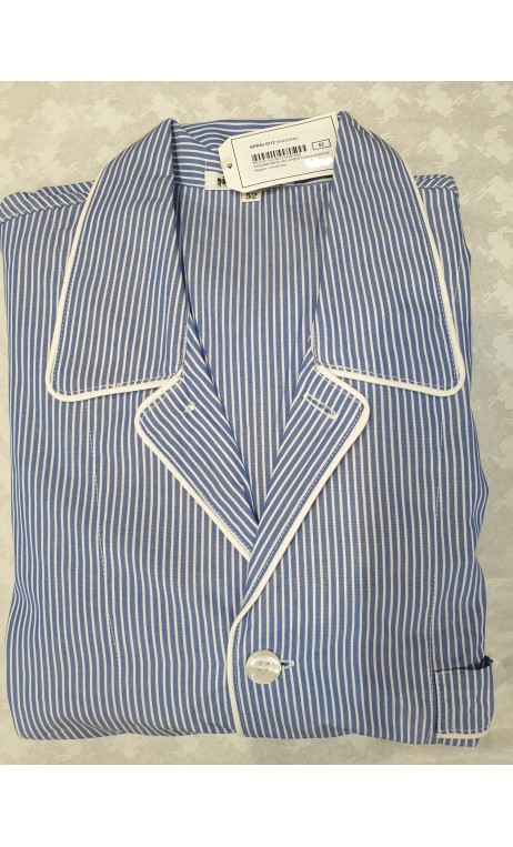 Pigiama popeline rigato