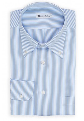 Striped poplin shirts